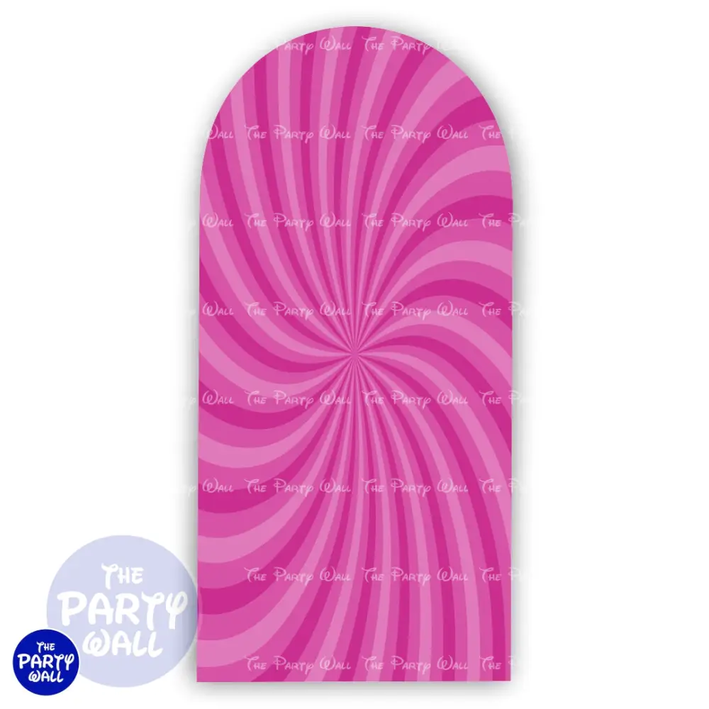Espiral - Funda para mampara de punta redonda o rectangular The Party Wall
