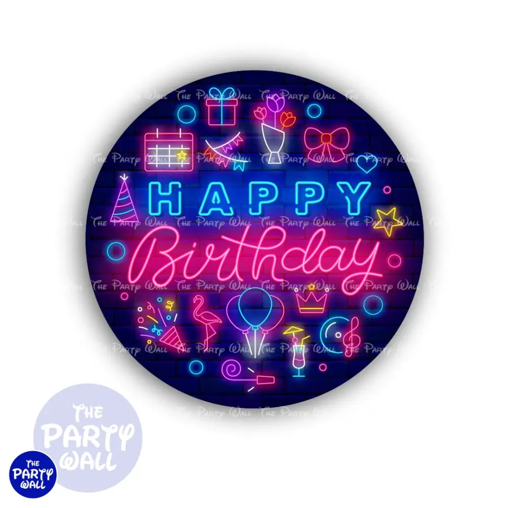 Feliz Cumpleaños - Funda para mamá circular The Party Wall