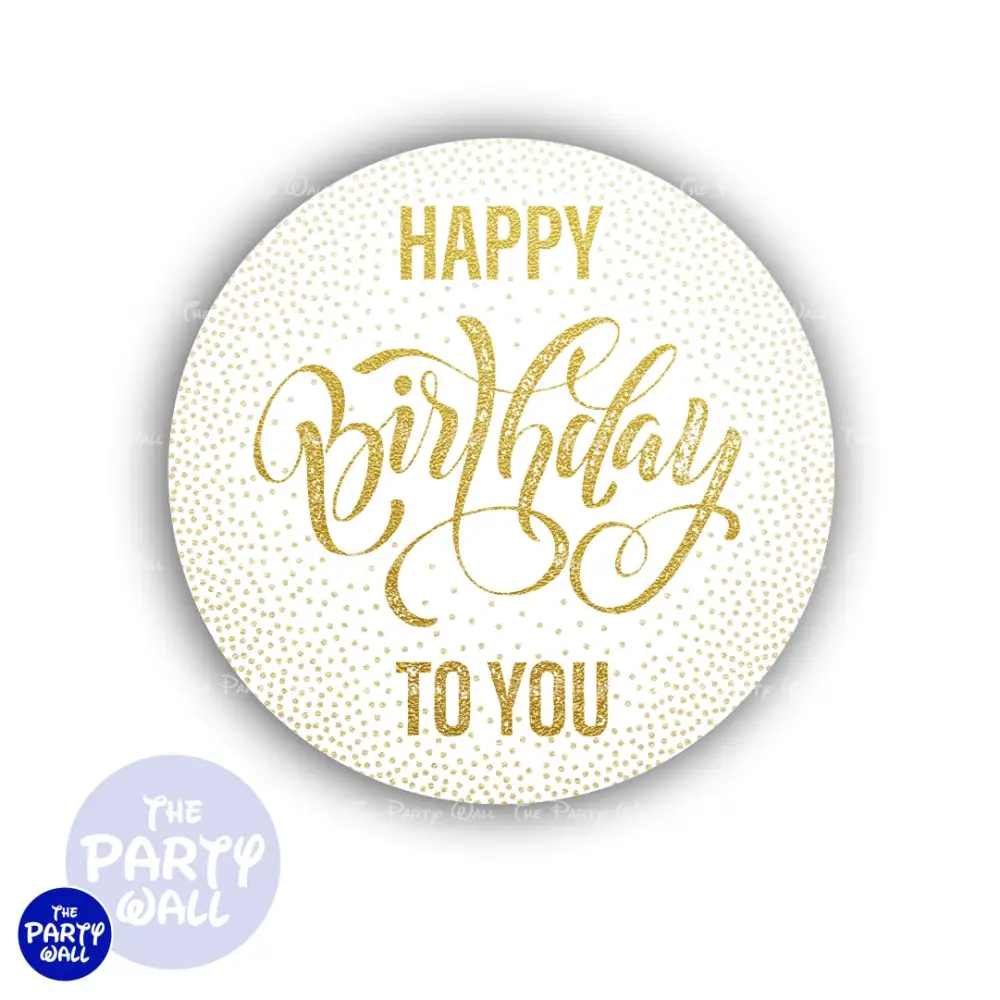Feliz Cumpleaños - Funda para mamá circular The Party Wall