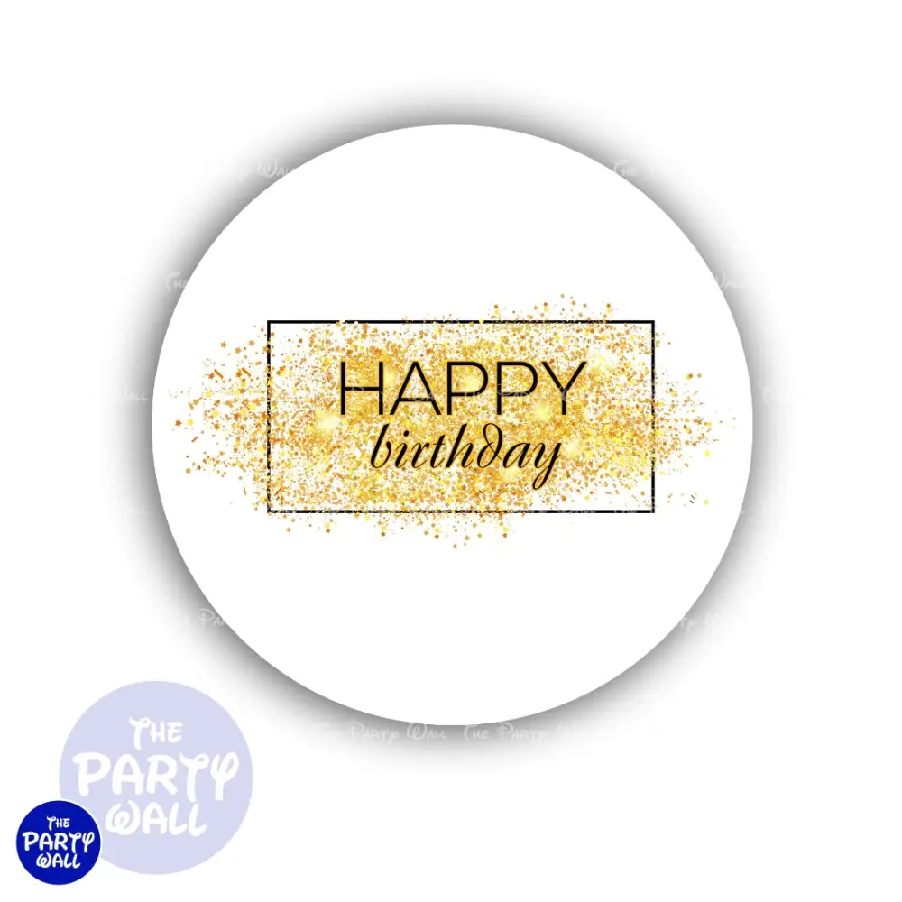 Feliz Cumpleaños - Funda para mamá circular The Party Wall