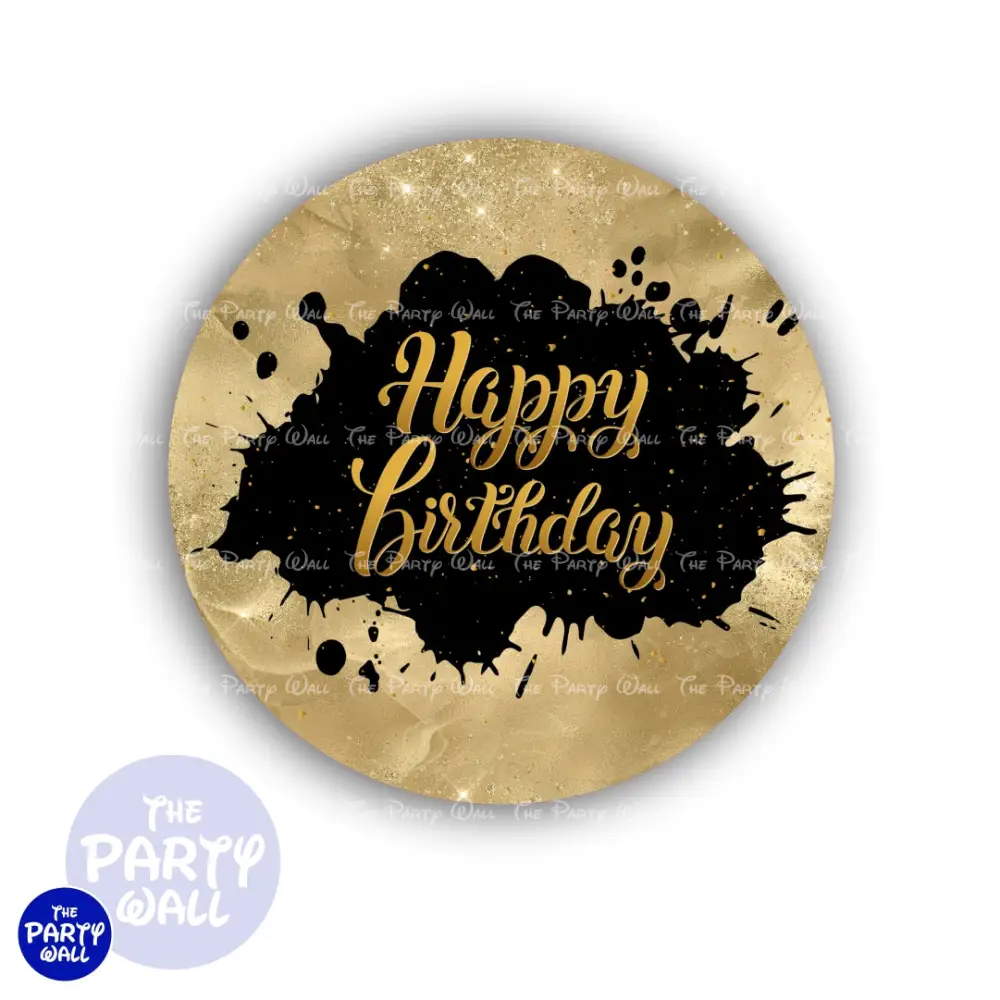 Feliz Cumpleaños - Funda para mamá circular The Party Wall