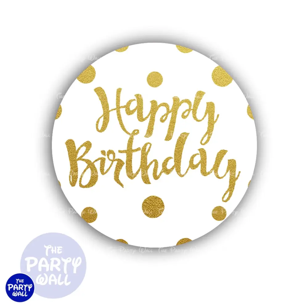 Feliz Cumpleaños - Funda para mamá circular The Party Wall