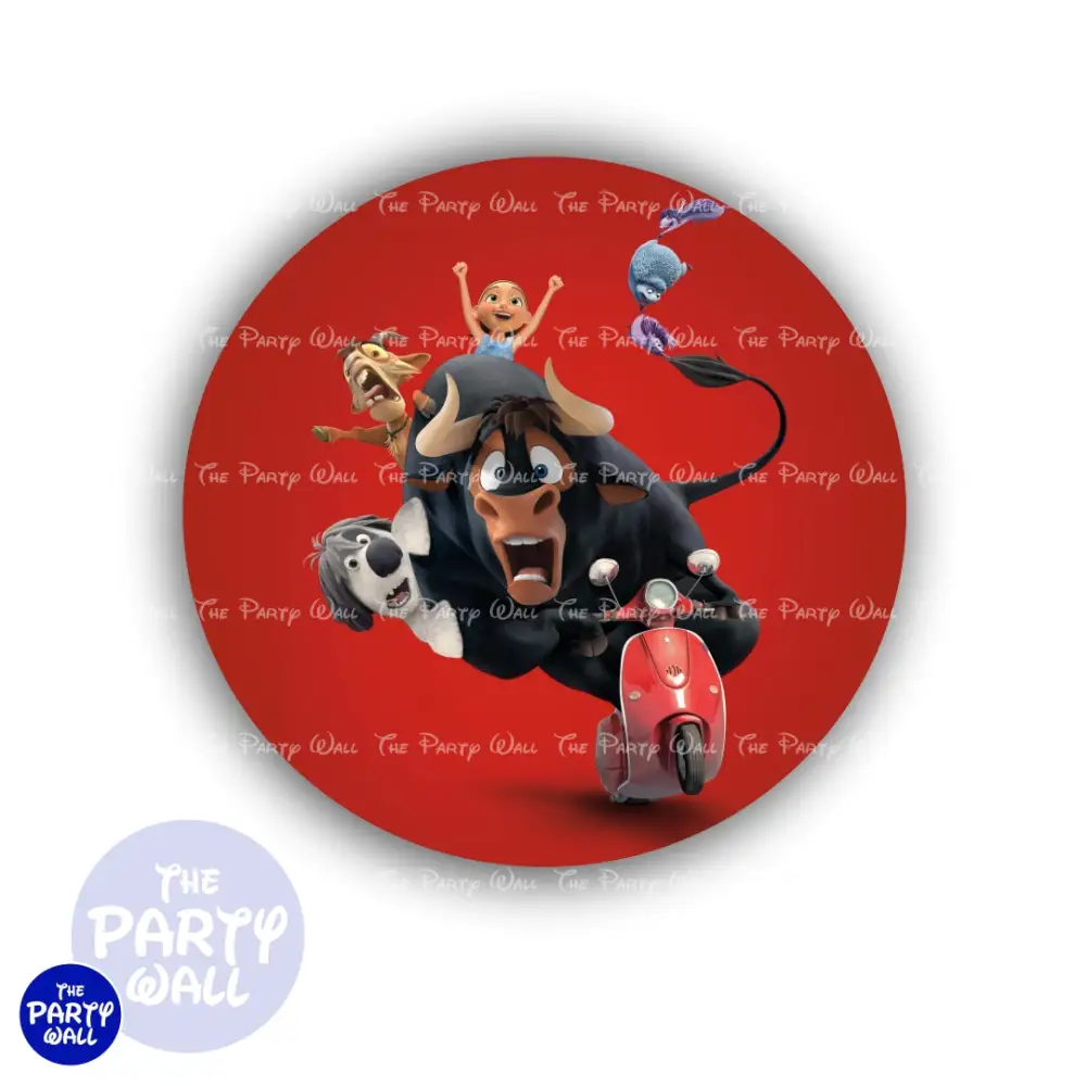 Ferdinand/Ole el Toro - Funda para mampara circular The Party Wall