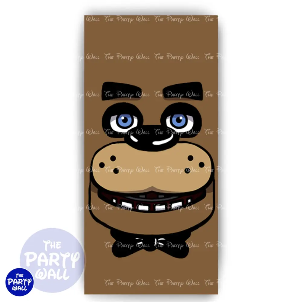Five Nights at Freddy's - Funda para mampara de punta redonda o rectangular The Party Wall