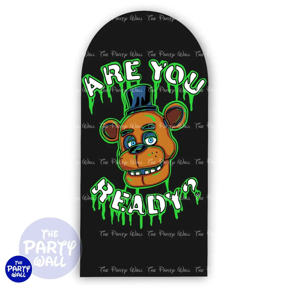 Five Nights at Freddy's - Funda para mampara de punta redonda o rectangular The Party Wall