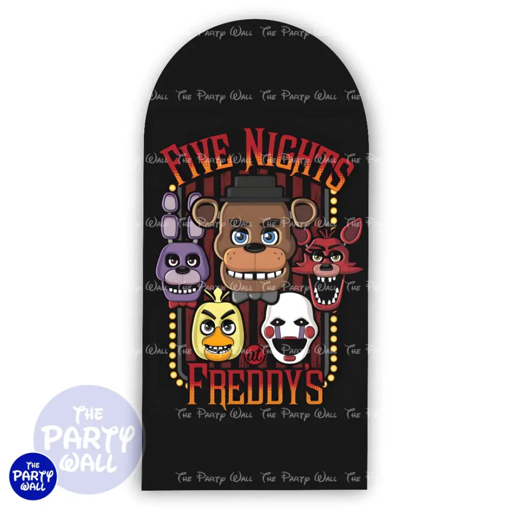 Five Nights at Freddy's - Funda para mampara de punta redonda o rectangular The Party Wall