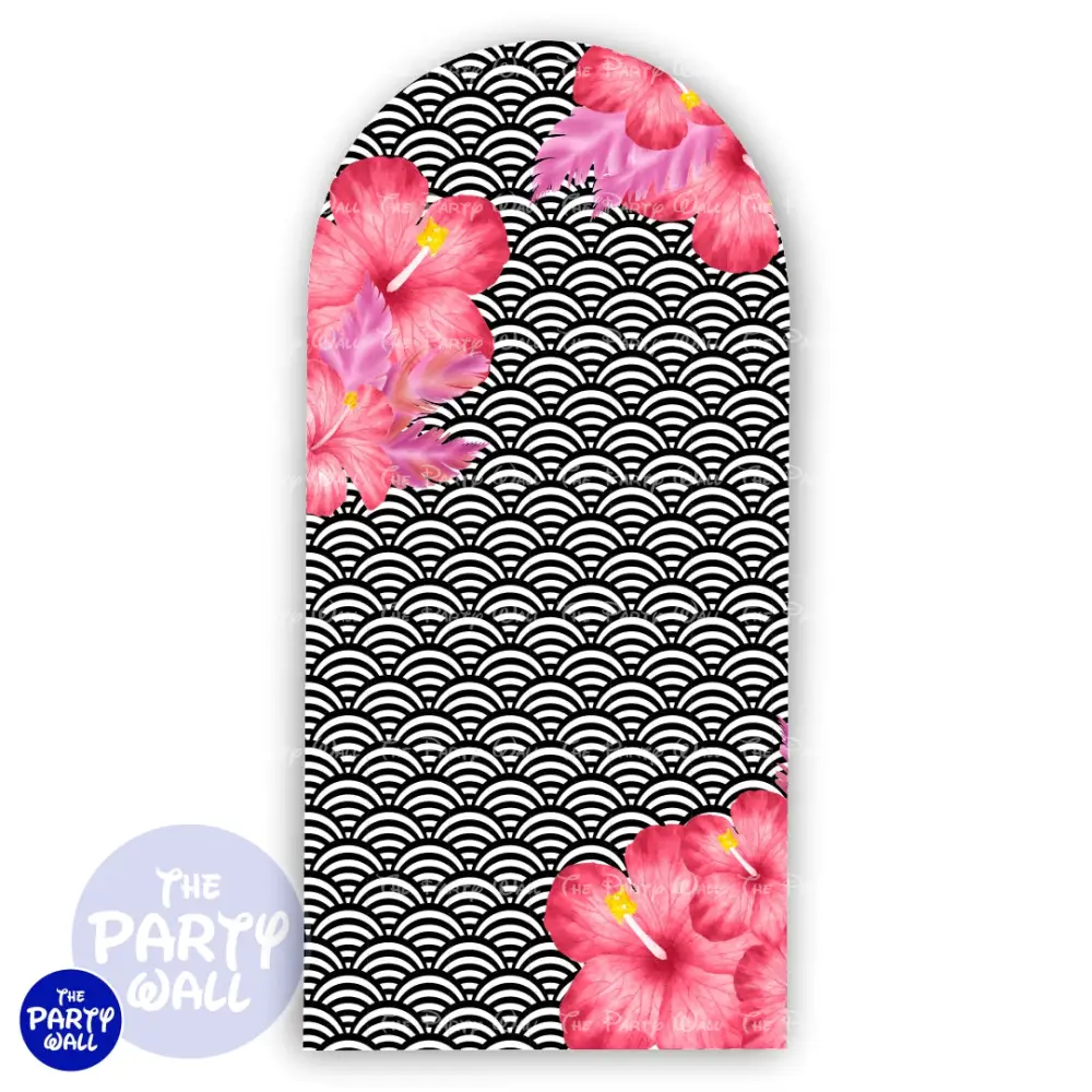 Flamingo - Funda para mampara de punta redonda o rectangular The Party Wall