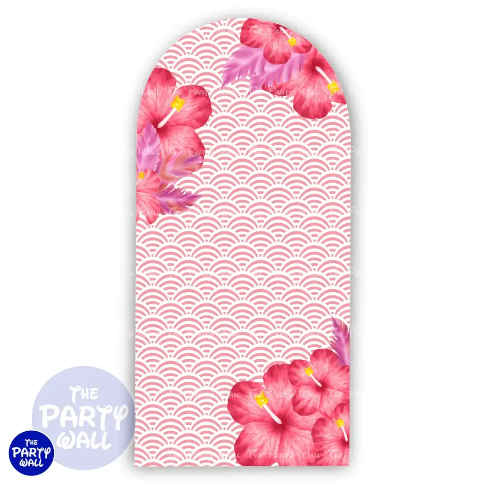 Flamingo - Funda para mampara de punta redonda o rectangular The Party Wall