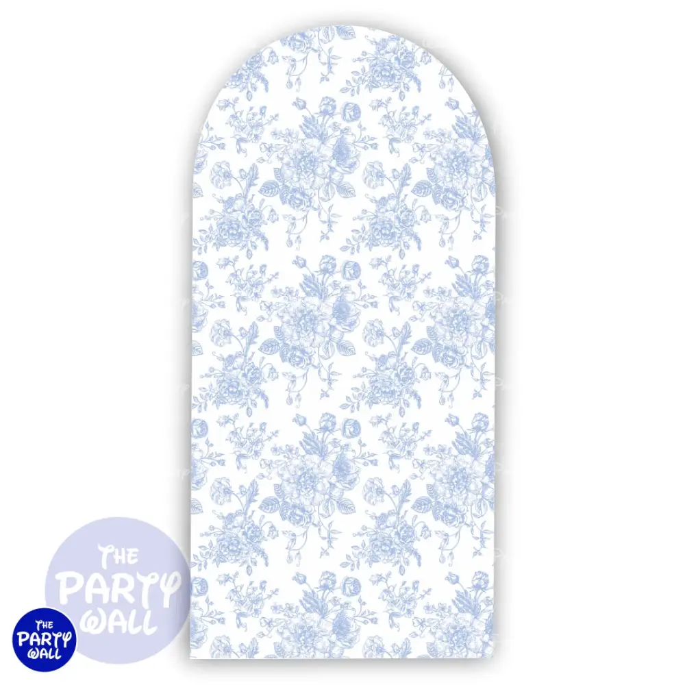 Flores - Funda para mampara de punta redonda o rectangular The Party Wall