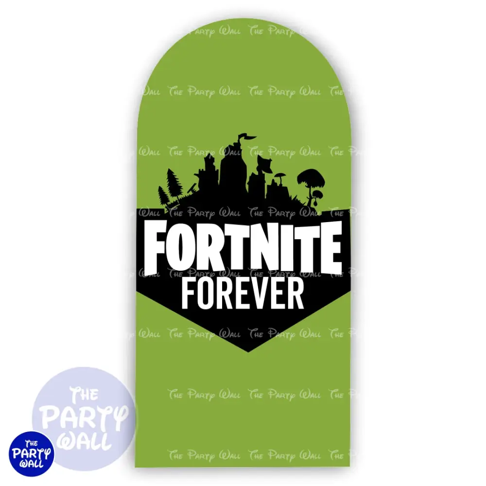 Fortnite - Funda para mampara de punta redonda o rectangular The Party Wall