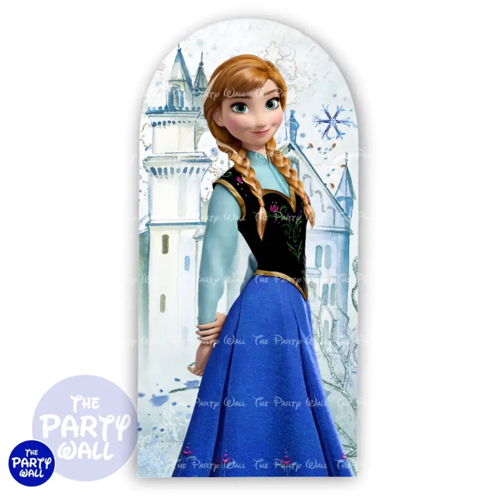 Frozen - Funda para mampara de punta redonda o rectangular The Party Wall