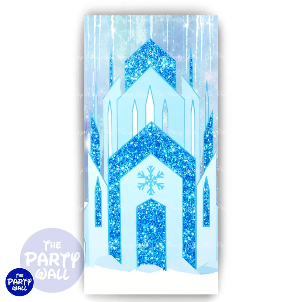 Frozen - Funda para mampara de punta redonda o rectangular The Party Wall