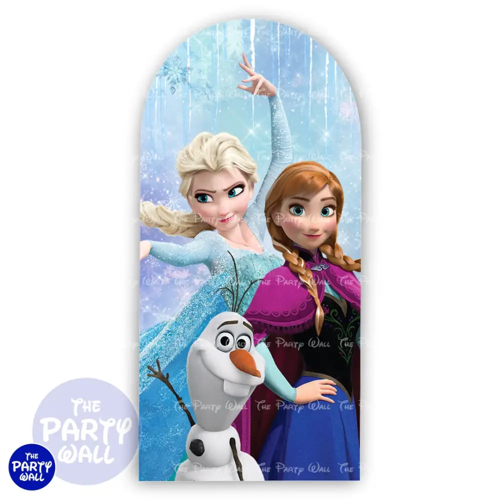 Frozen - Funda para mampara de punta redonda o rectangular The Party Wall