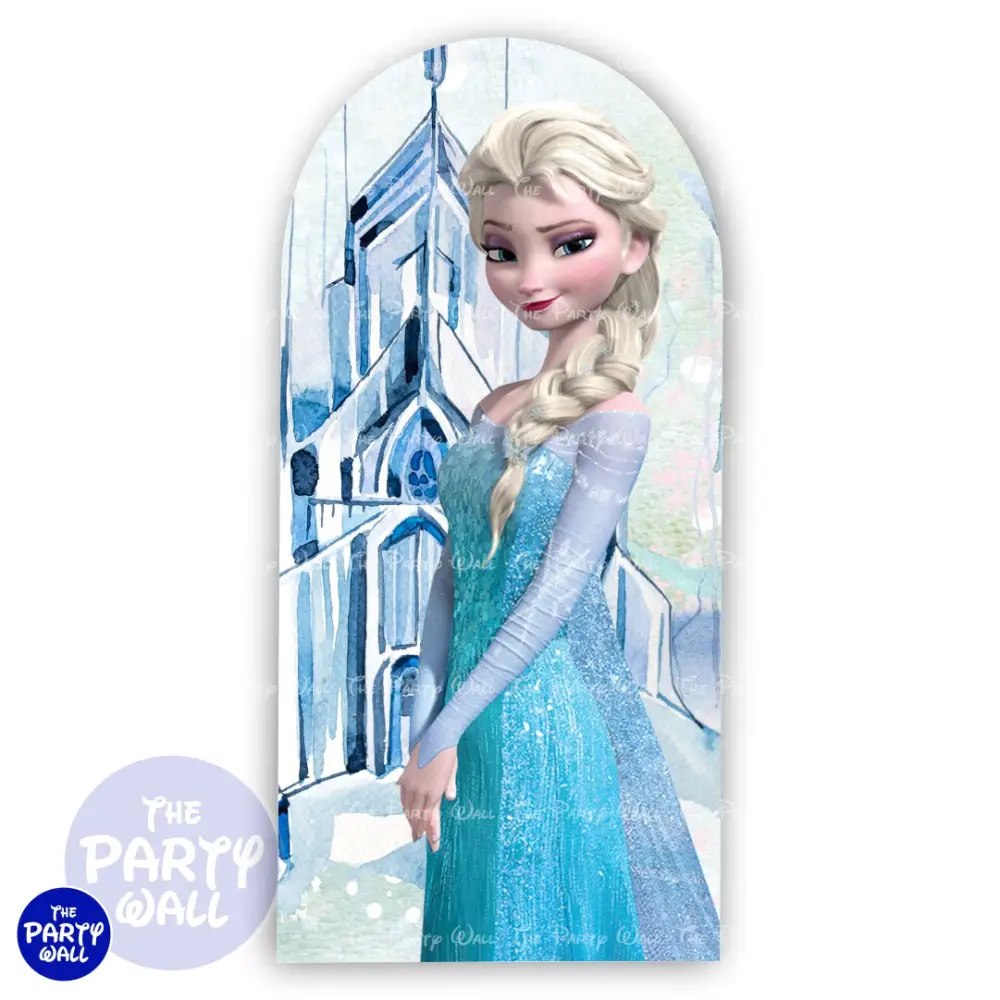 Frozen - Funda para mampara de punta redonda o rectangular The Party Wall