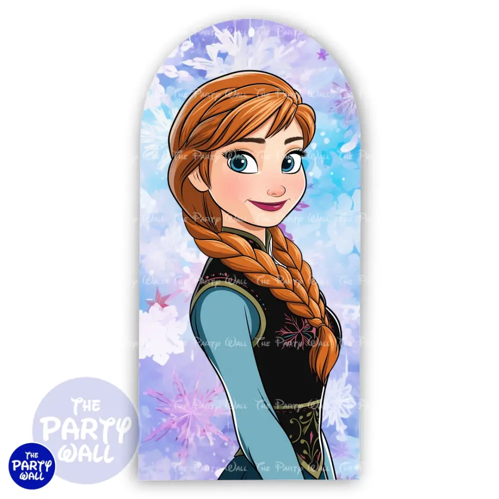 Frozen - Funda para mampara de punta redonda o rectangular The Party Wall