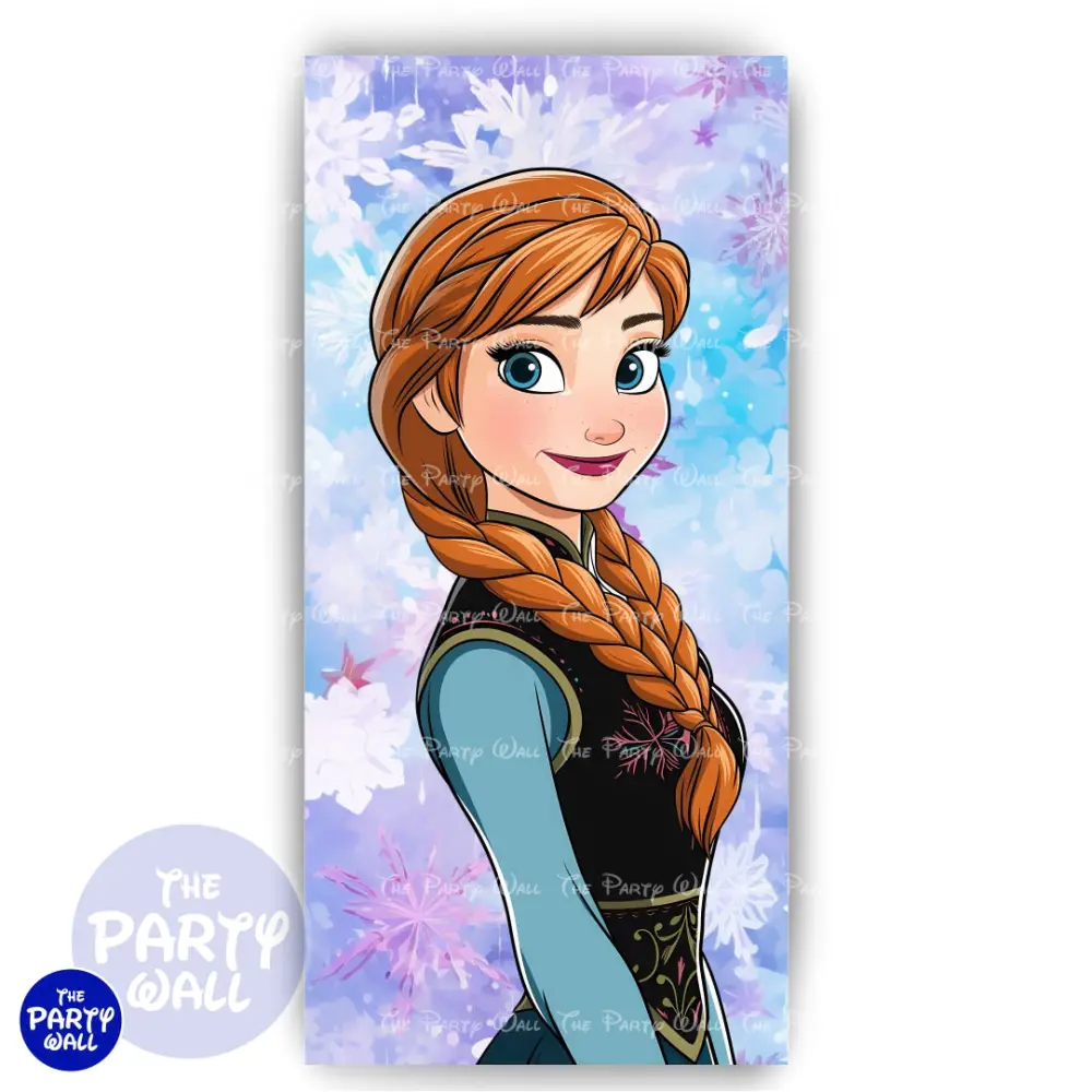Frozen - Funda para mampara de punta redonda o rectangular The Party Wall