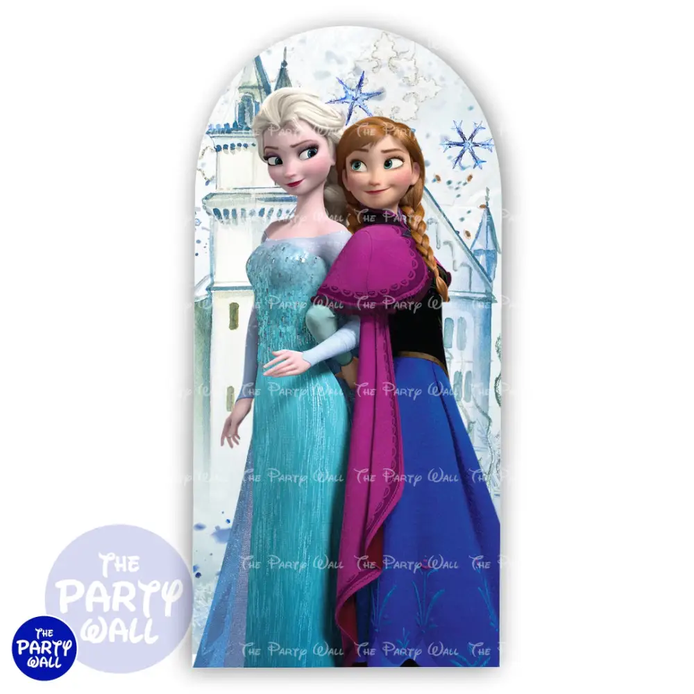 Frozen - Funda para mampara de punta redonda o rectangular The Party Wall
