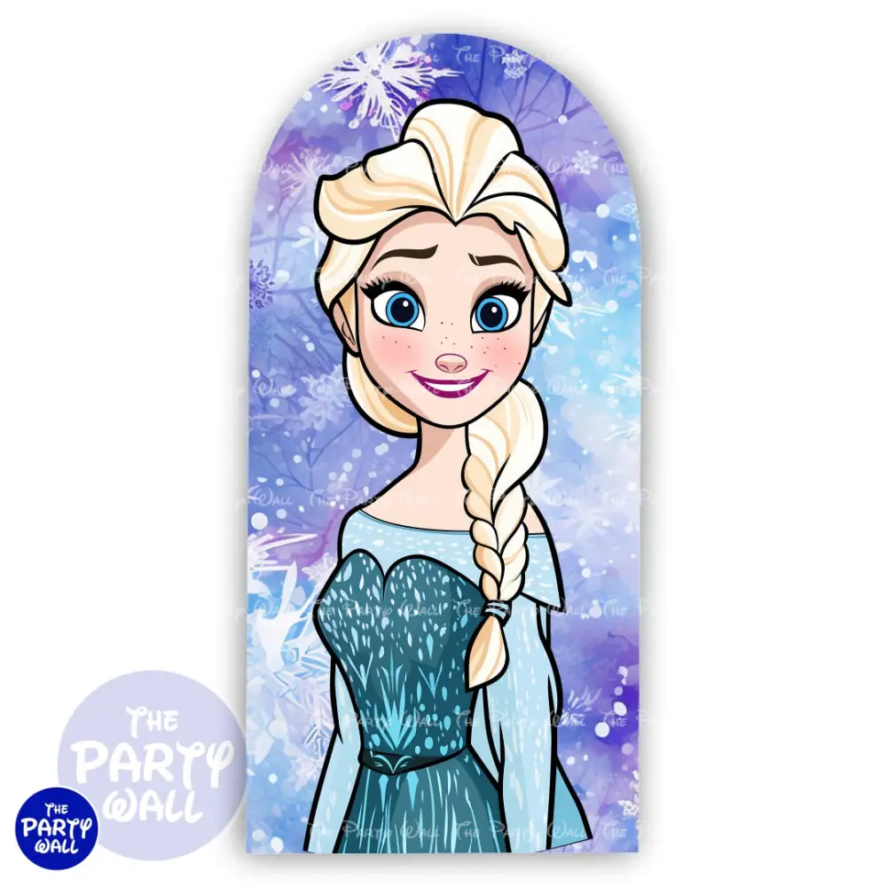 Frozen - Funda para mampara de punta redonda o rectangular The Party Wall