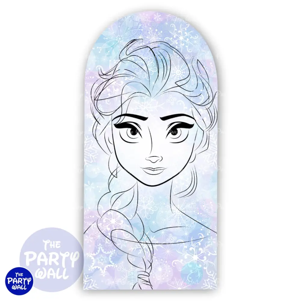 Frozen - Funda para mampara de punta redonda o rectangular The Party Wall