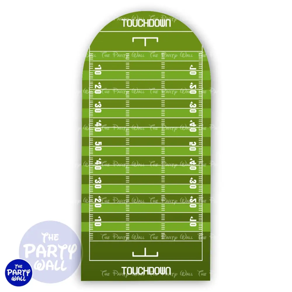 Futbol Americano - Funda para mampara de punta redonda o rectangular The Party Wall