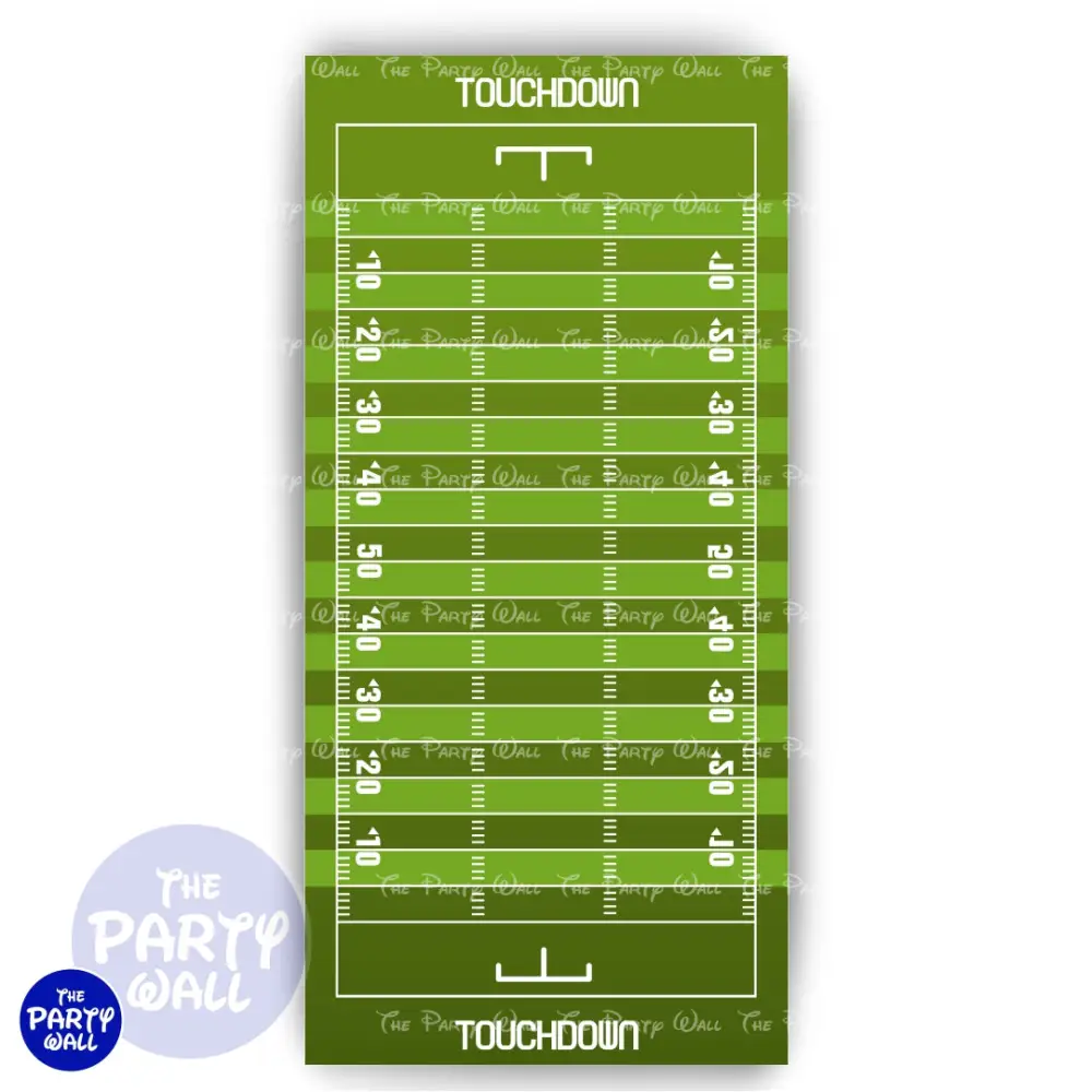 Futbol Americano - Funda para mampara de punta redonda o rectangular The Party Wall