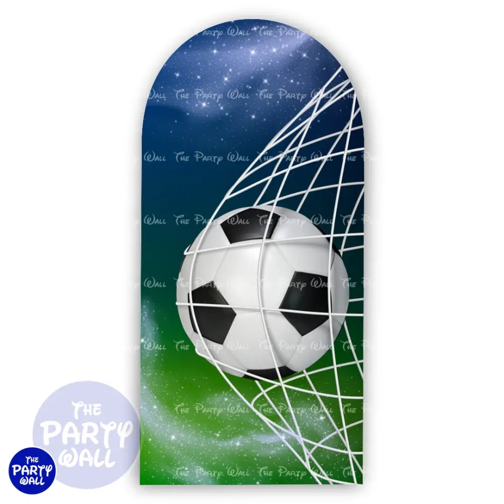 Futbol Soccer - Funda para mampara de punta redonda o rectangular The Party Wall