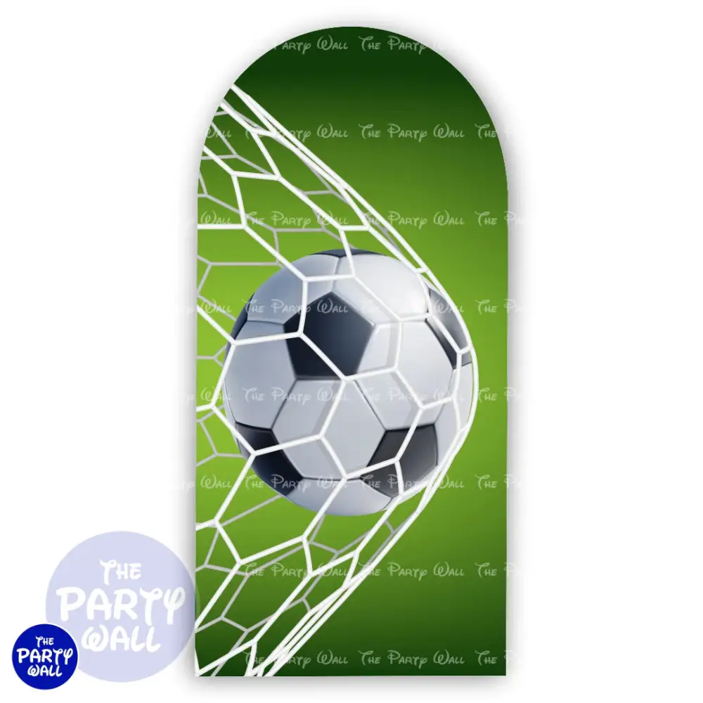 Futbol Soccer - Funda para mampara de punta redonda o rectangular The Party Wall