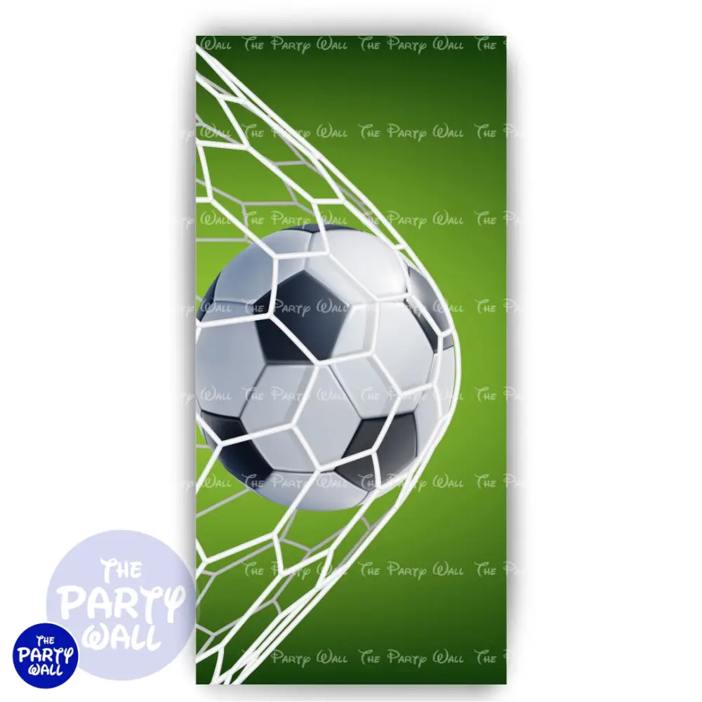 Futbol Soccer - Funda para mampara de punta redonda o rectangular The Party Wall