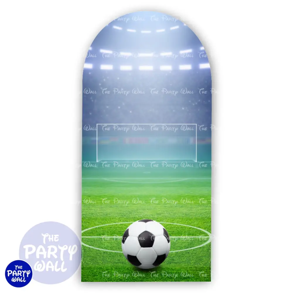 Futbol Soccer - Funda para mampara de punta redonda o rectangular The Party Wall