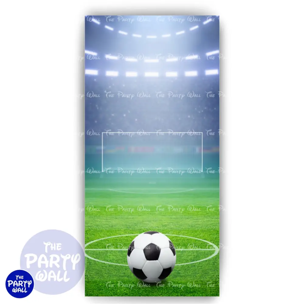 Futbol Soccer - Funda para mampara de punta redonda o rectangular The Party Wall