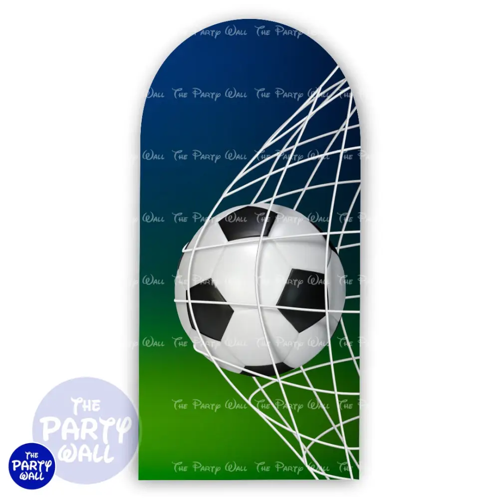 Futbol Soccer - Funda para mampara de punta redonda o rectangular The Party Wall