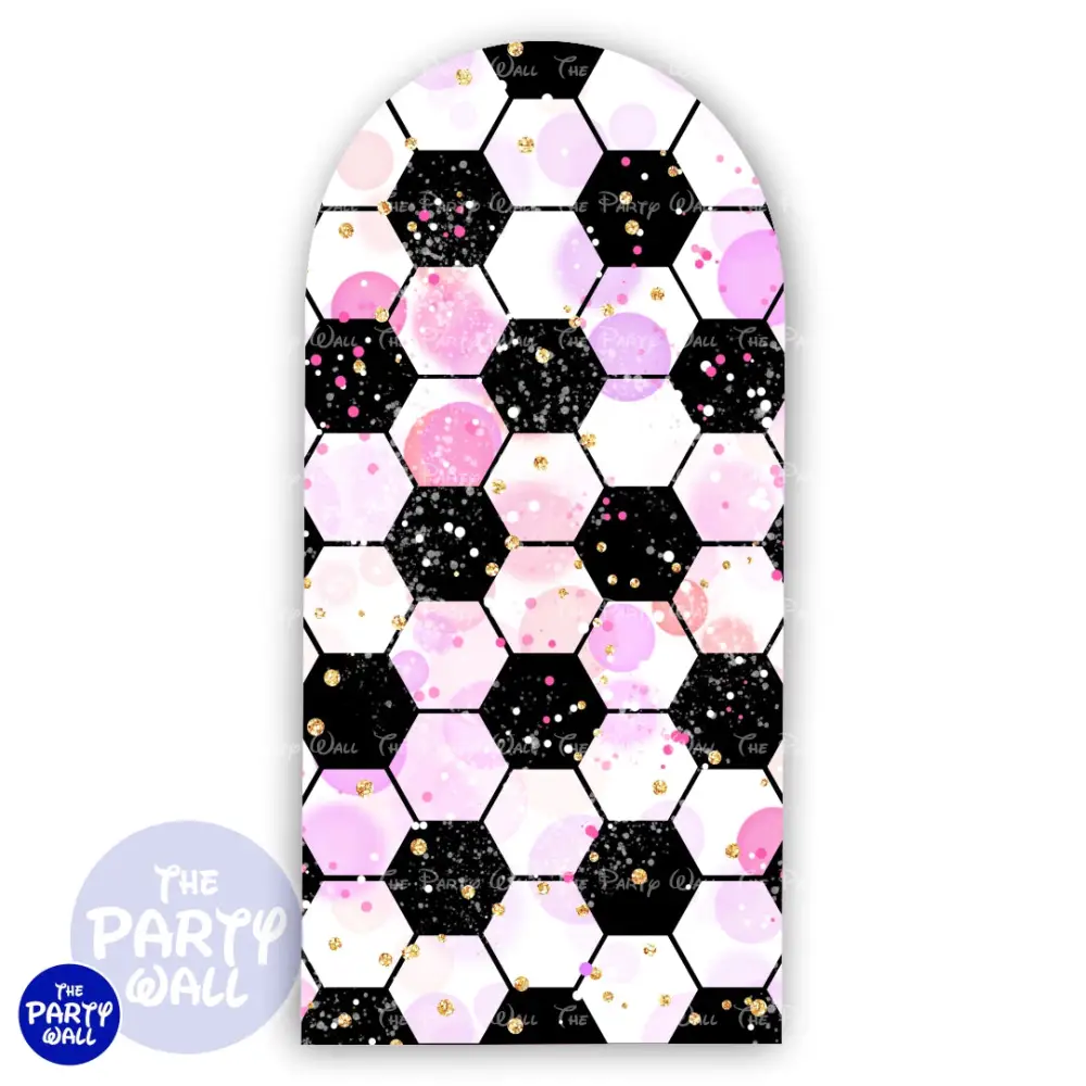 Futbol Soccer - Funda para mampara de punta redonda o rectangular The Party Wall