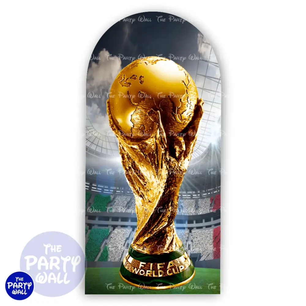 Futbol Soccer Mexicano - Funda para mampara de punta redonda o rectangular The Party Wall