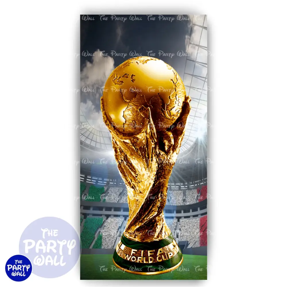 Futbol Soccer Mexicano - Funda para mampara de punta redonda o rectangular The Party Wall
