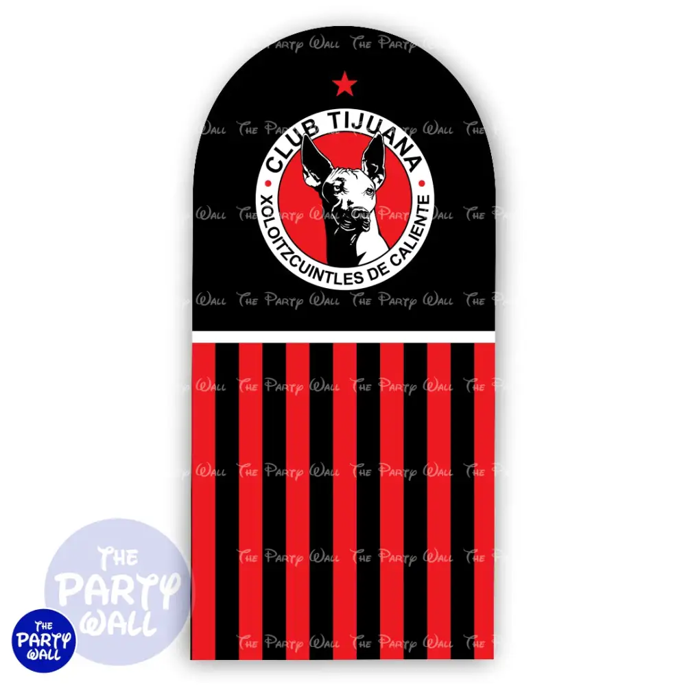 Futbol Soccer Mexicano - Funda para mampara de punta redonda o rectangular The Party Wall