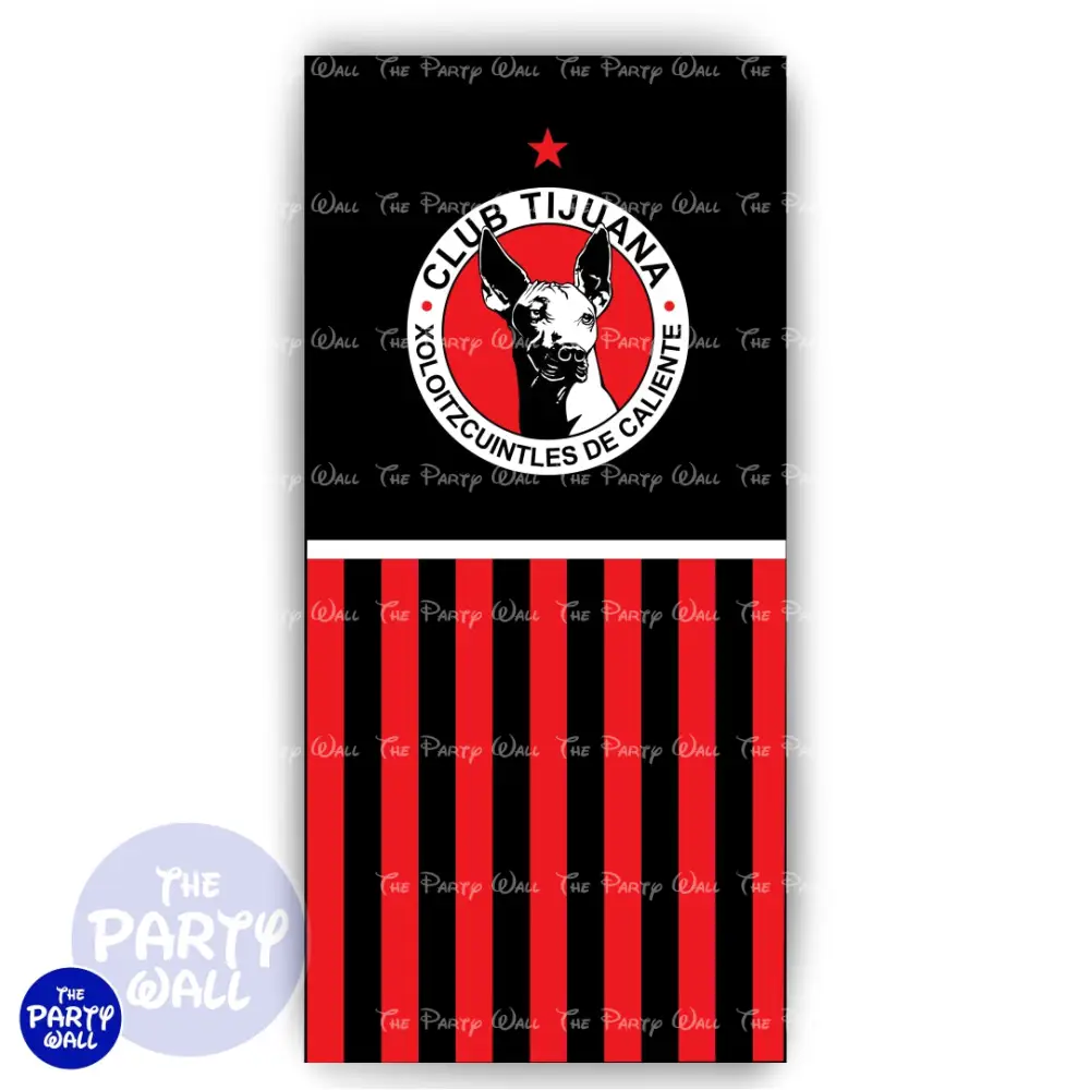 Futbol Soccer Mexicano - Funda para mampara de punta redonda o rectangular The Party Wall