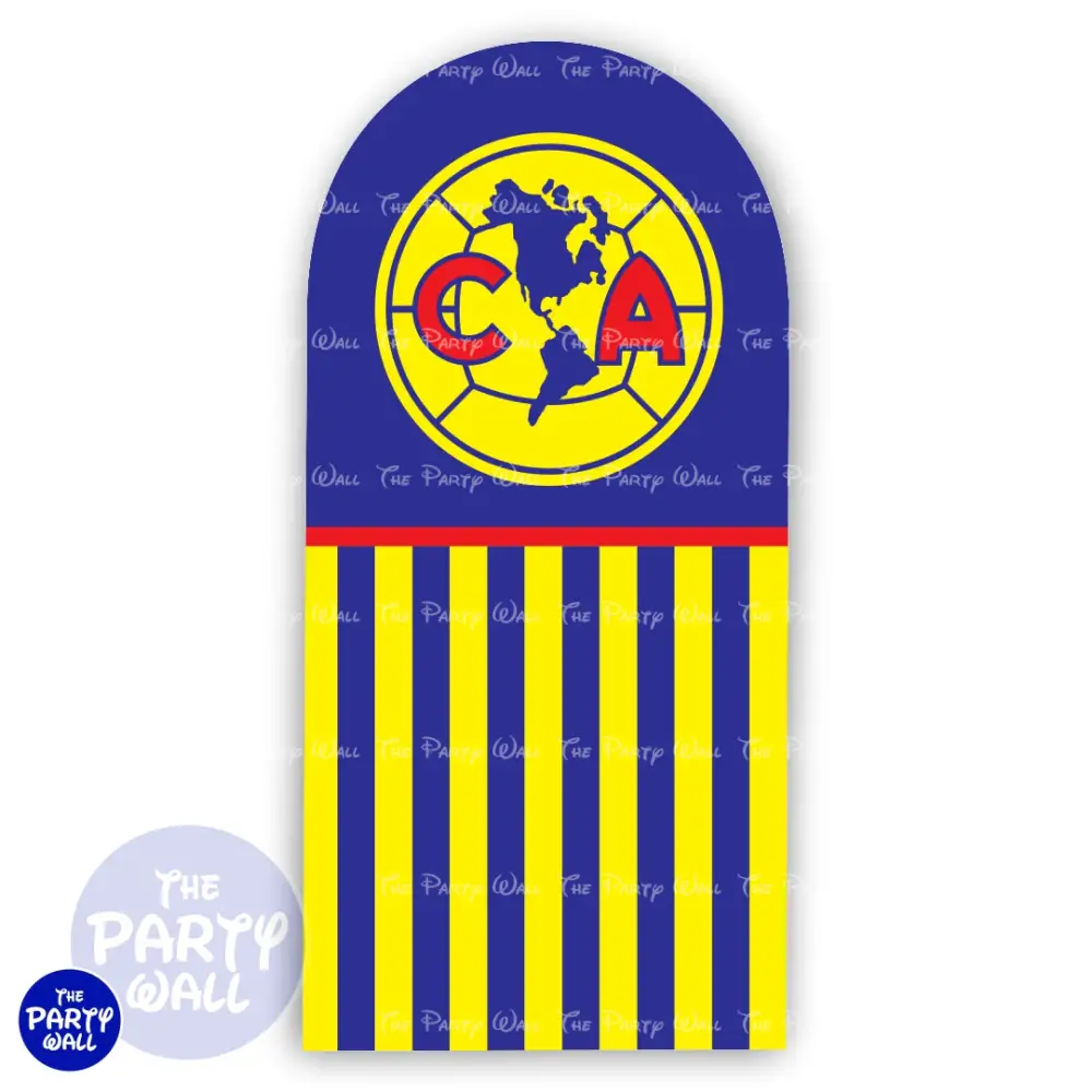 Futbol Soccer Mexicano - Funda para mampara de punta redonda o rectangular The Party Wall
