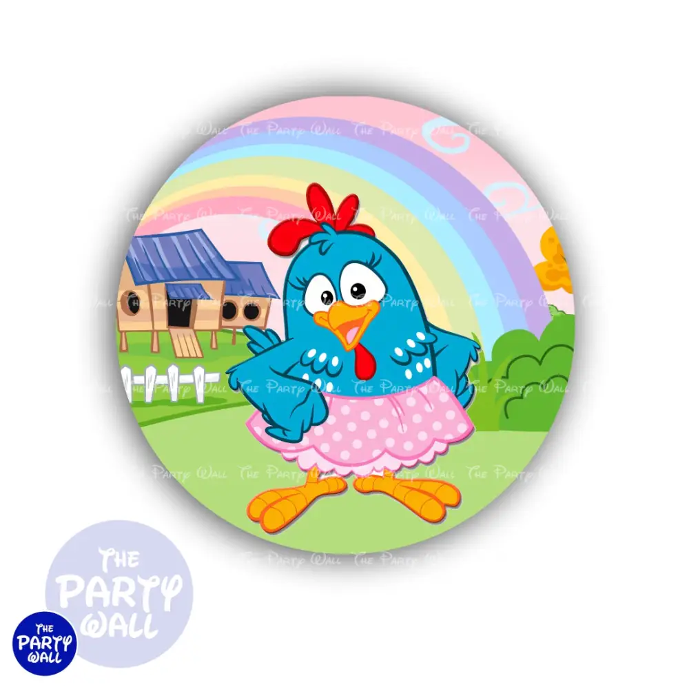 La Gallina Pintadita - Funda para mampara circular The Party Wall