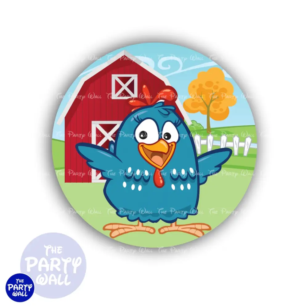 La Gallina Pintadita - Funda para mampara circular The Party Wall