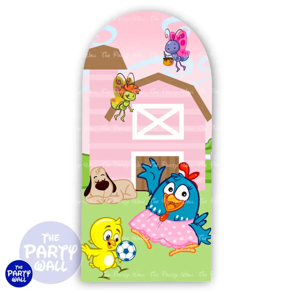 La Gallina Pintadita - Funda para mampara de punta redonda o rectangular The Party Wall
