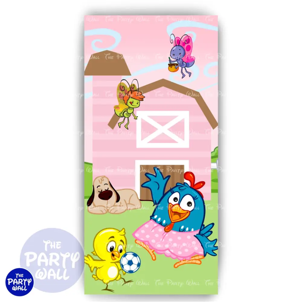 La Gallina Pintadita - Funda para mampara de punta redonda o rectangular The Party Wall
