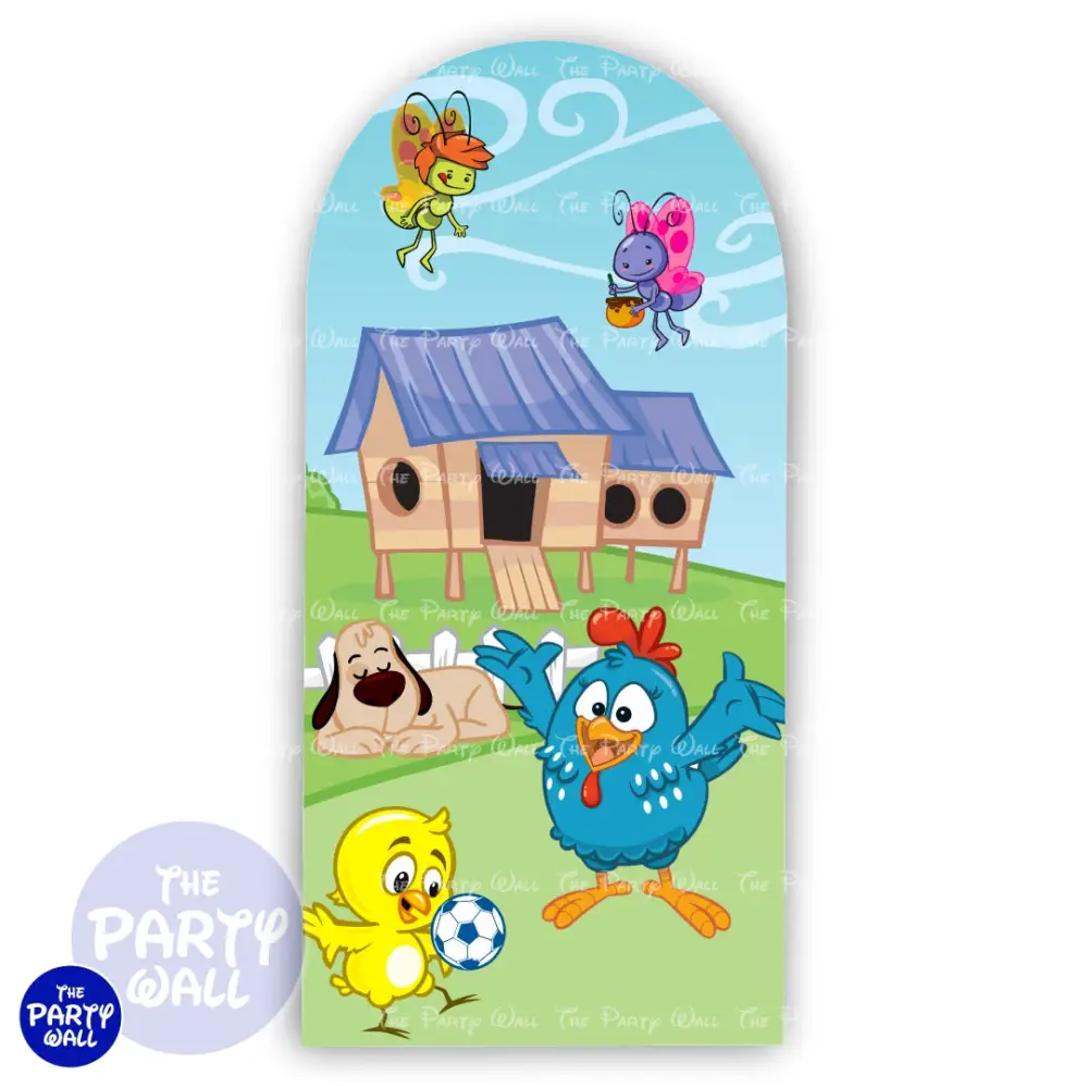 La Gallina Pintadita - Funda para mampara de punta redonda o rectangular The Party Wall