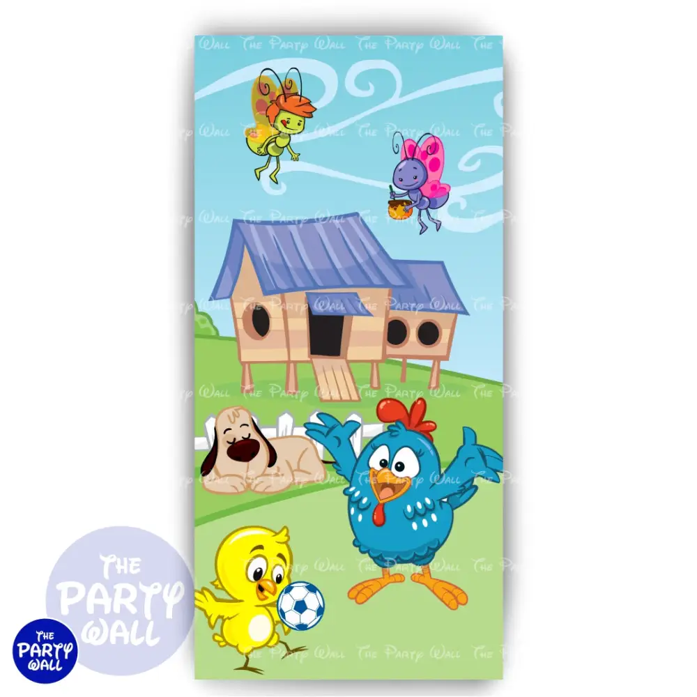 La Gallina Pintadita - Funda para mampara de punta redonda o rectangular The Party Wall