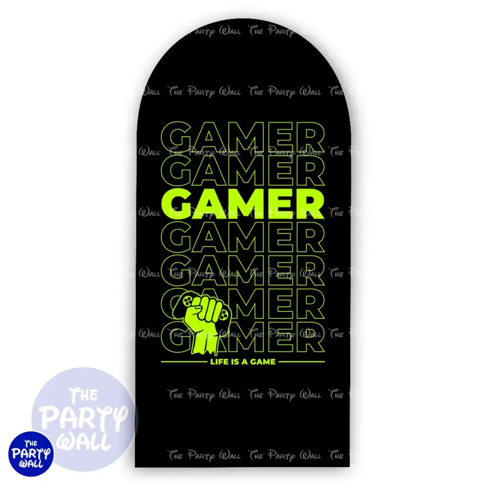 Gamer - Funda para mampara de punta redonda o rectangular The Party Wall