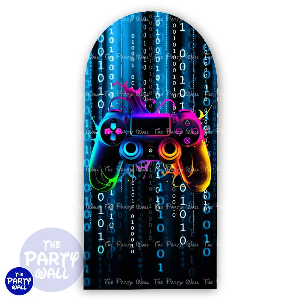Gamer - Funda para mampara de punta redonda o rectangular The Party Wall