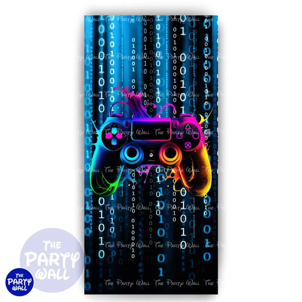 Gamer - Funda para mampara de punta redonda o rectangular The Party Wall