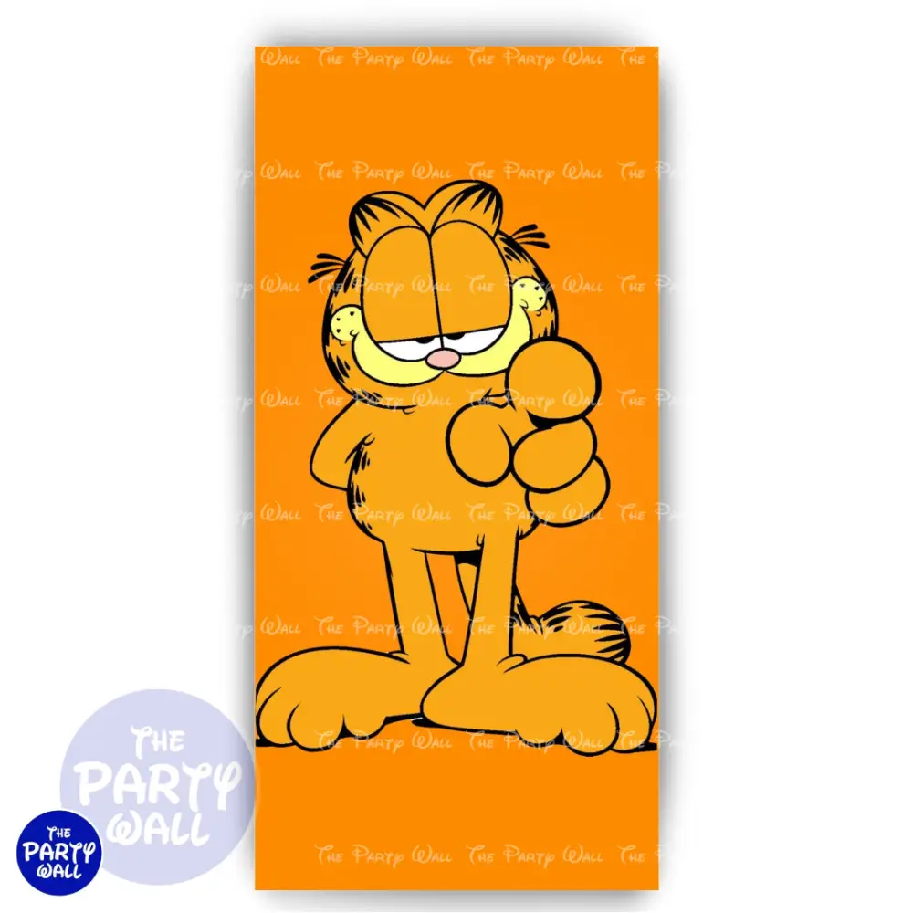 Garfield - Funda para mampara de punta redonda o rectangular The Party Wall
