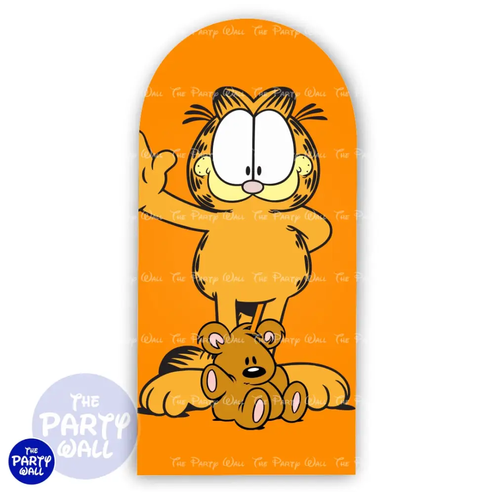 Garfield - Funda para mampara de punta redonda o rectangular The Party Wall