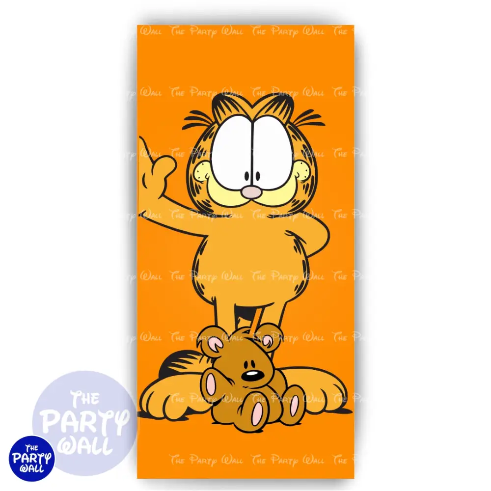Garfield - Funda para mampara de punta redonda o rectangular The Party Wall