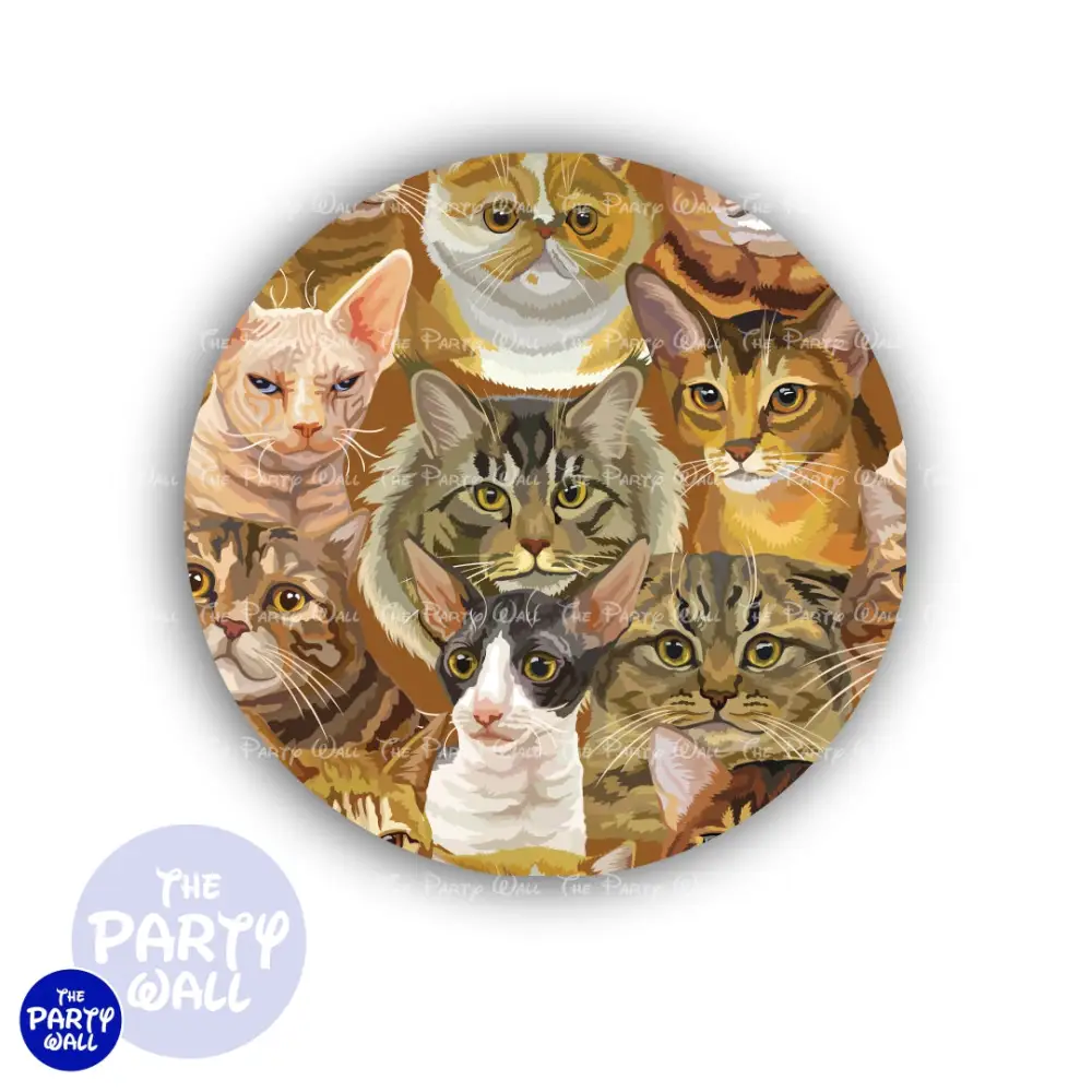 Gatos - Funda para mamá circular The Party Wall